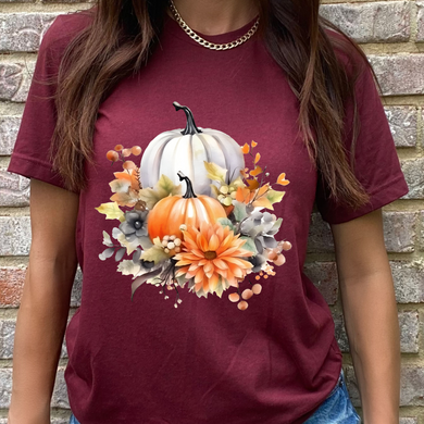 Fall Flowers DTF Print