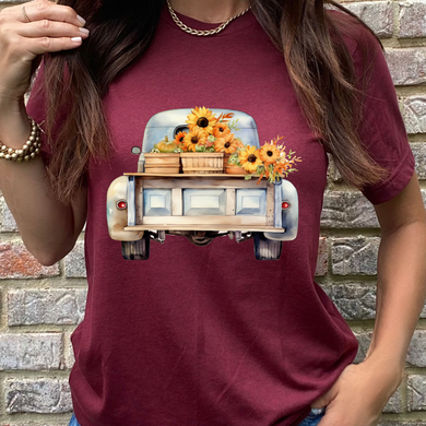 Fall Truck DTF Print