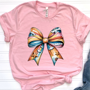 Beachy Bow DTF Print