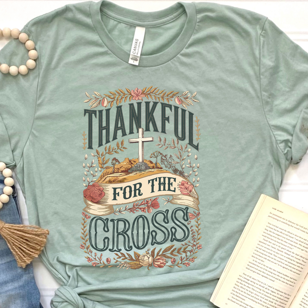 Thankful for the Cross DTF Print