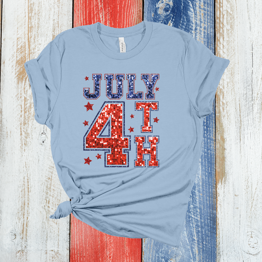 July 4th DTF Print