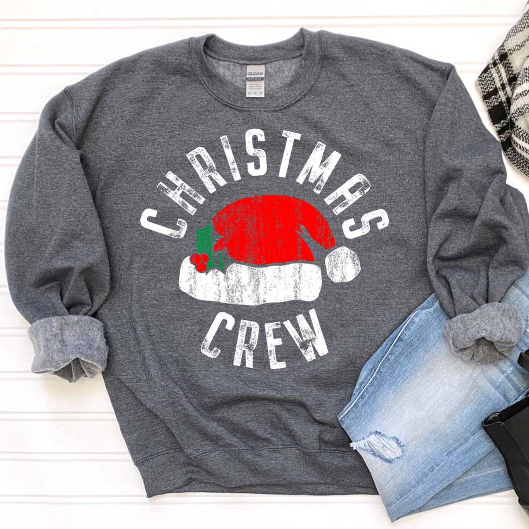 Christmas Crew White DTF Print