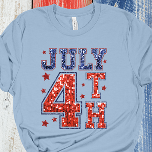 July 4th DTF Print