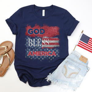 God Bless America DTF Print