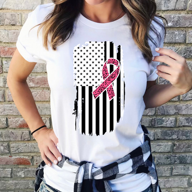 Breast Cancer Flag 1 DTF Print