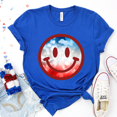 USA Smiley DTF Print