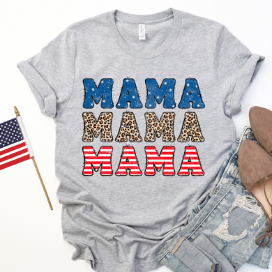 Mama Patriotic DTF Print