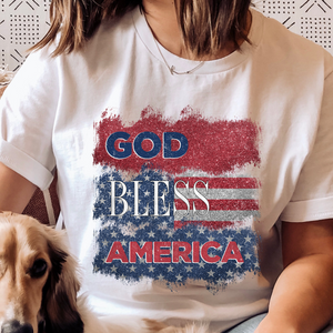 God Bless America DTF Print