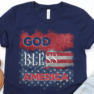 God Bless America DTF Print