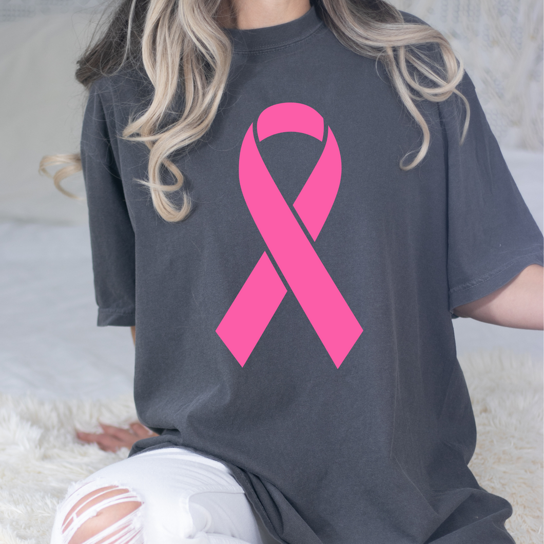 Breast Cancer Ribbon 1 DTF Print