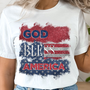 God Bless America DTF Print