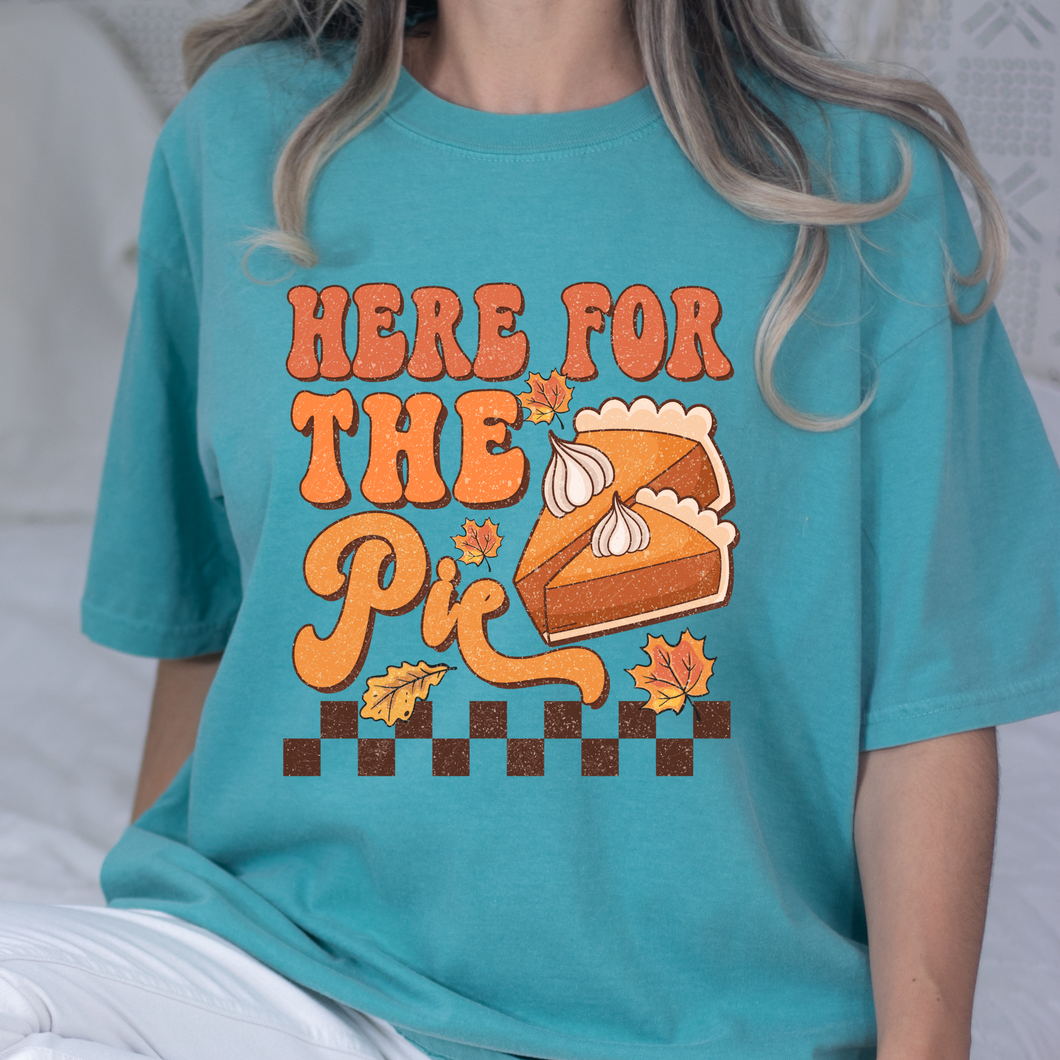 Pie Distressed DTF Print