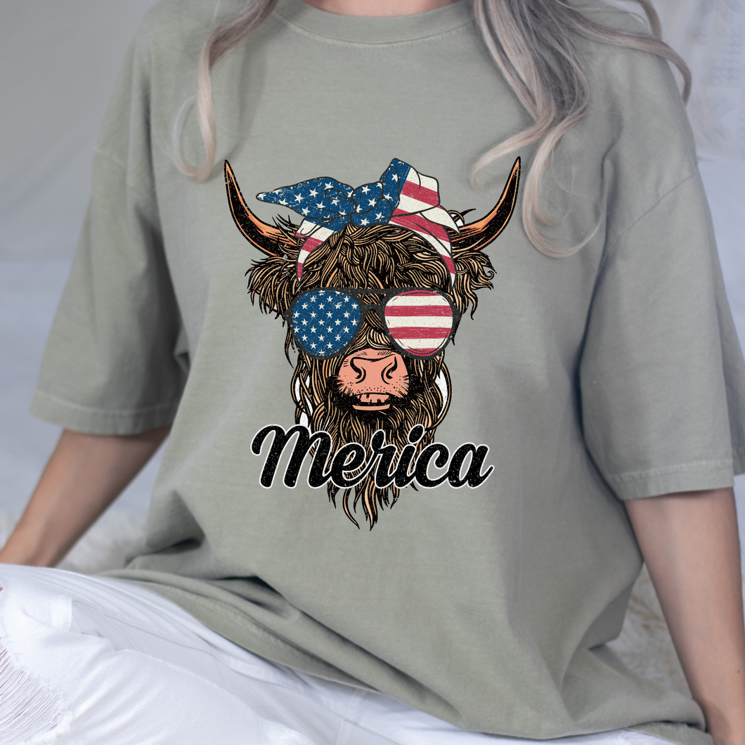 Mercia Cow DTF Print