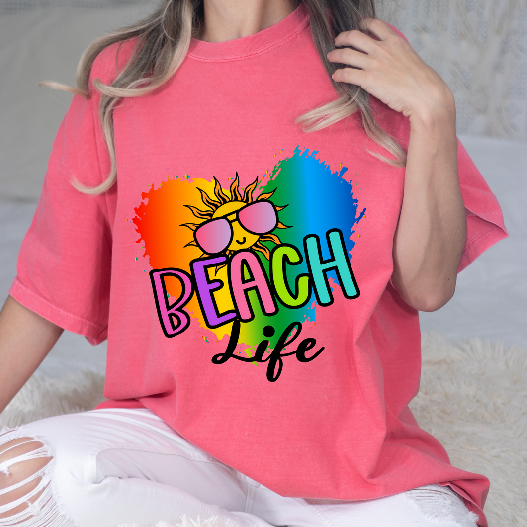 Beach Life DTF Print