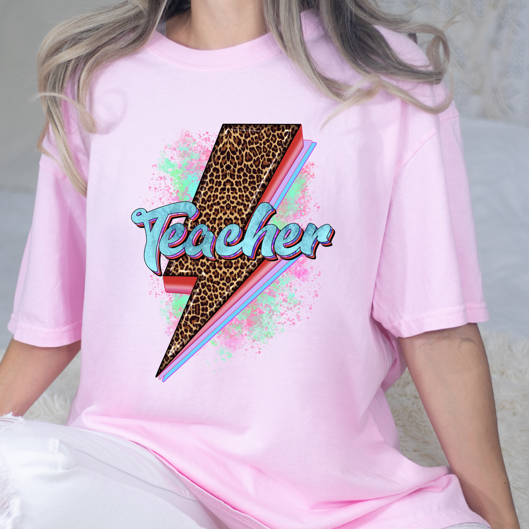 Teacher Lightning Bolt 1 DTF Print