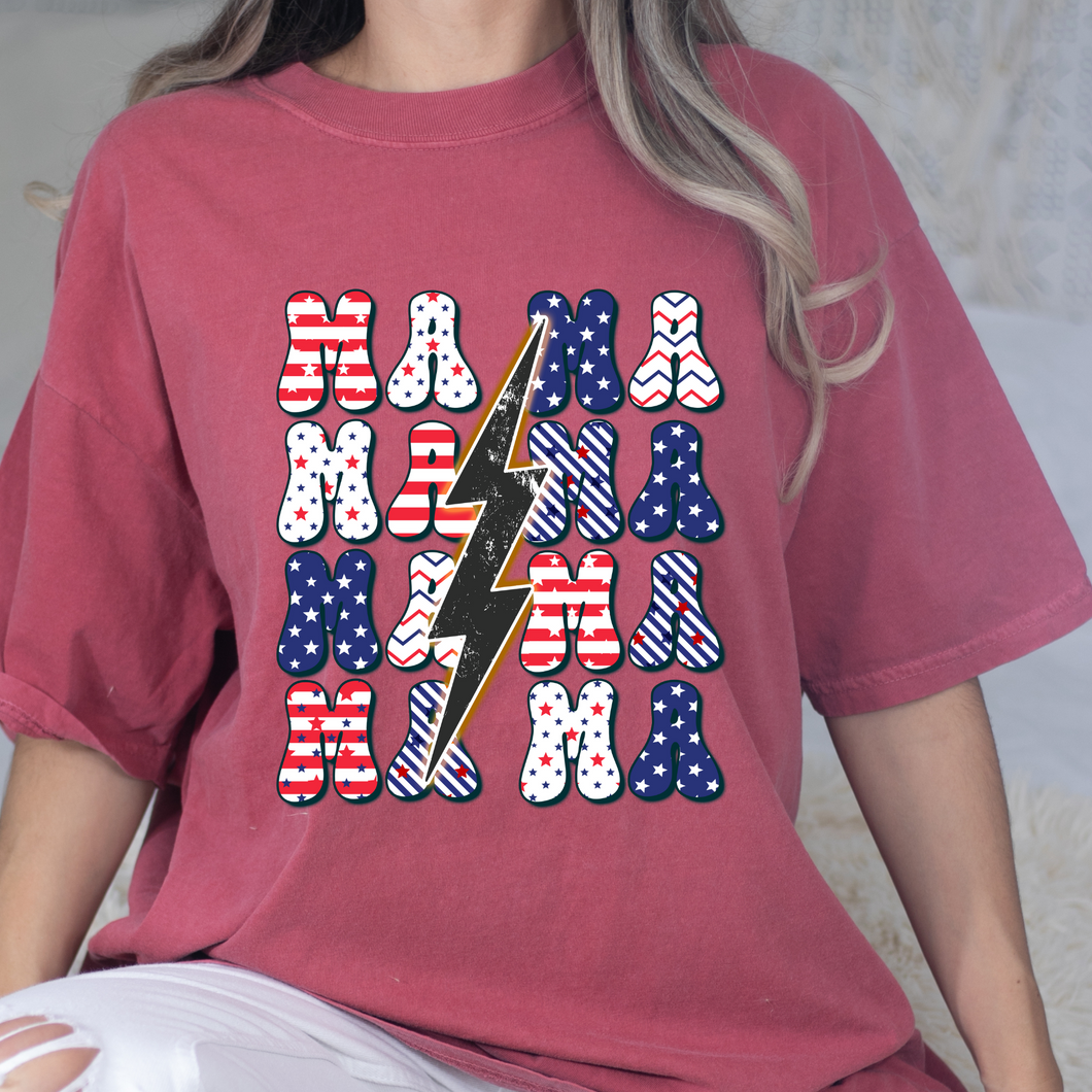 Mama Patriotic DTF Print