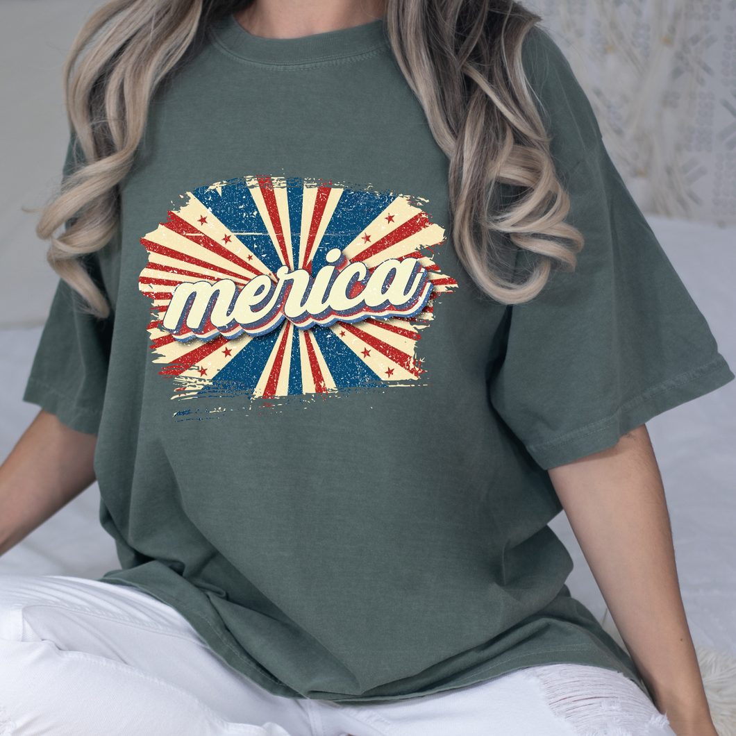 Merica DTF Print