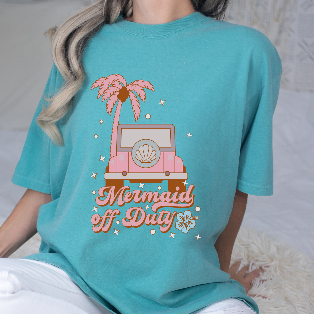 Mermaid Off Duty DTF Print