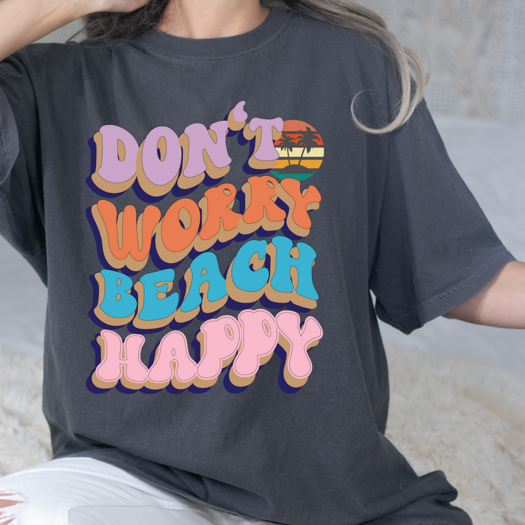 Beach Happy DTF Print