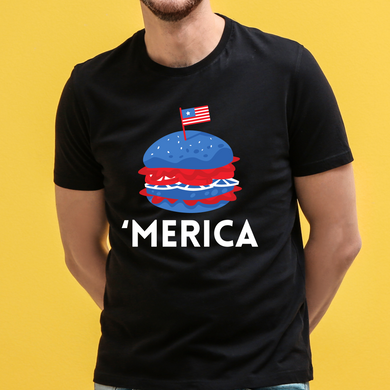 ‘Merica Burger DTF Print