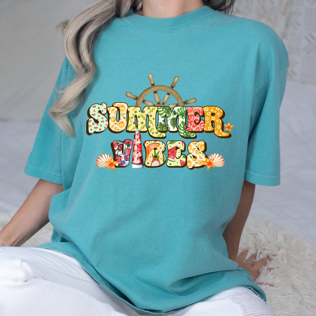 Summer Vibes Fruit DTF Print