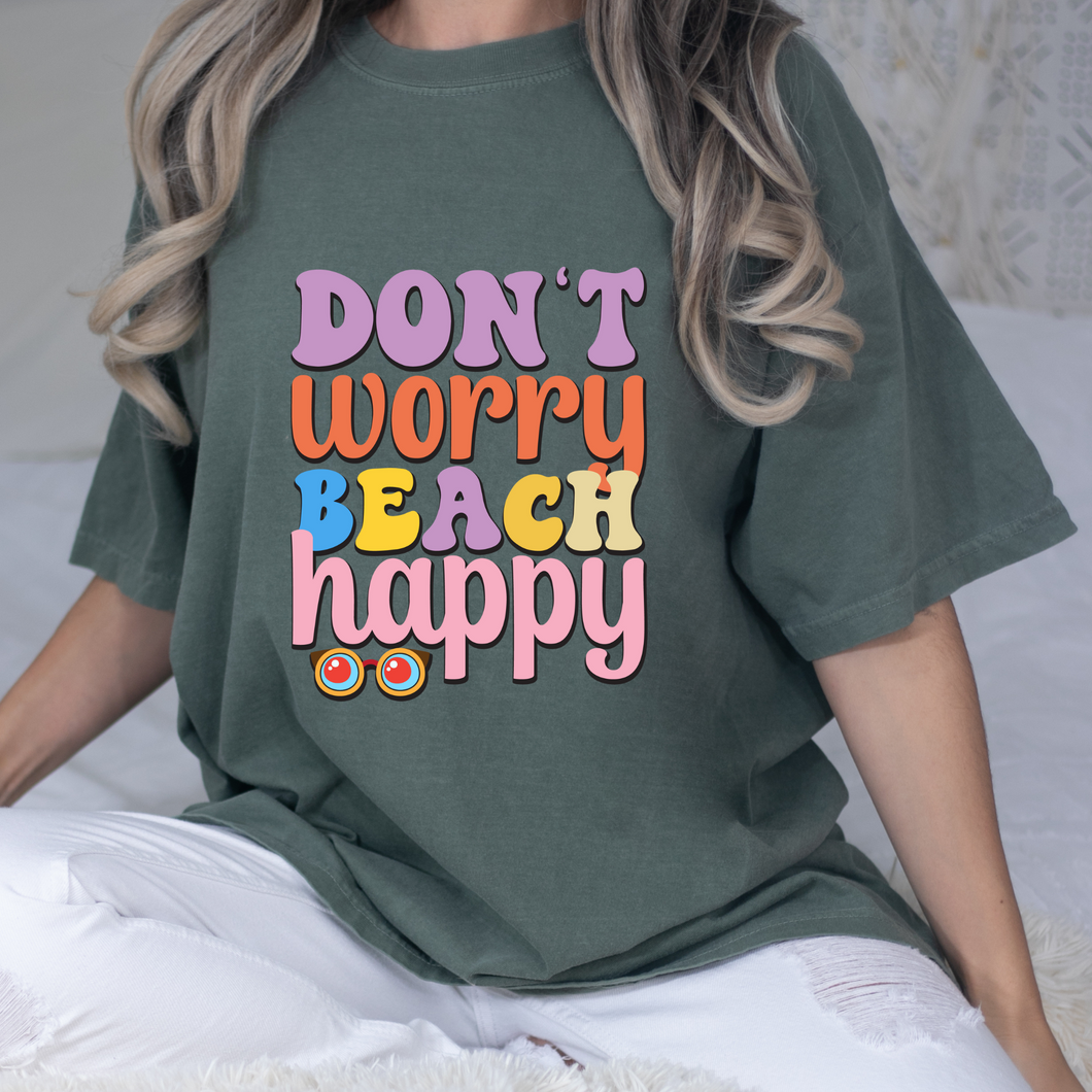 Beach Happy DTF Print