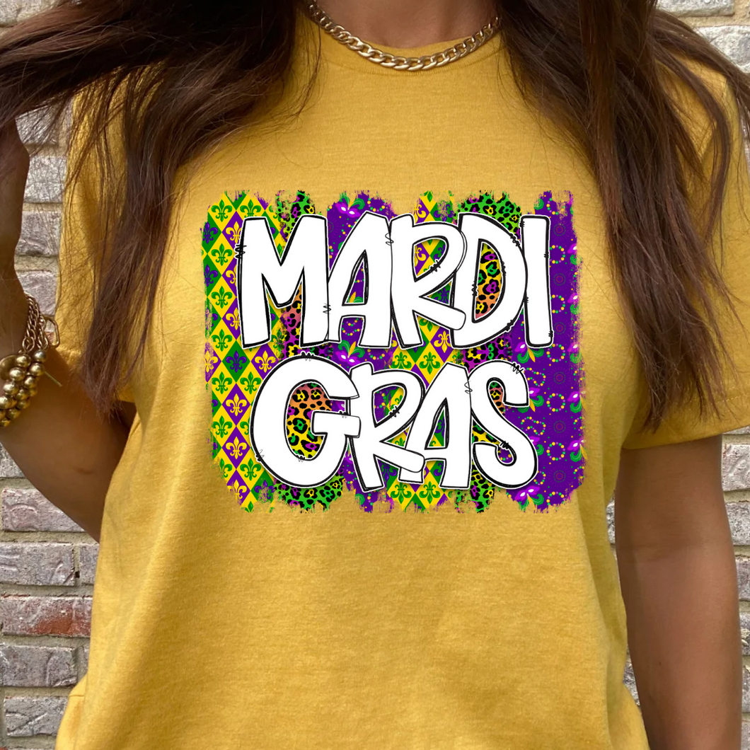 Mari Gras DTF Print