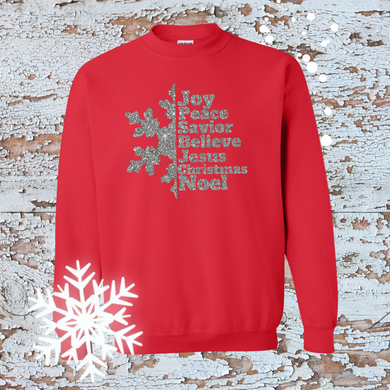 Christmas Snowflake DTF Print