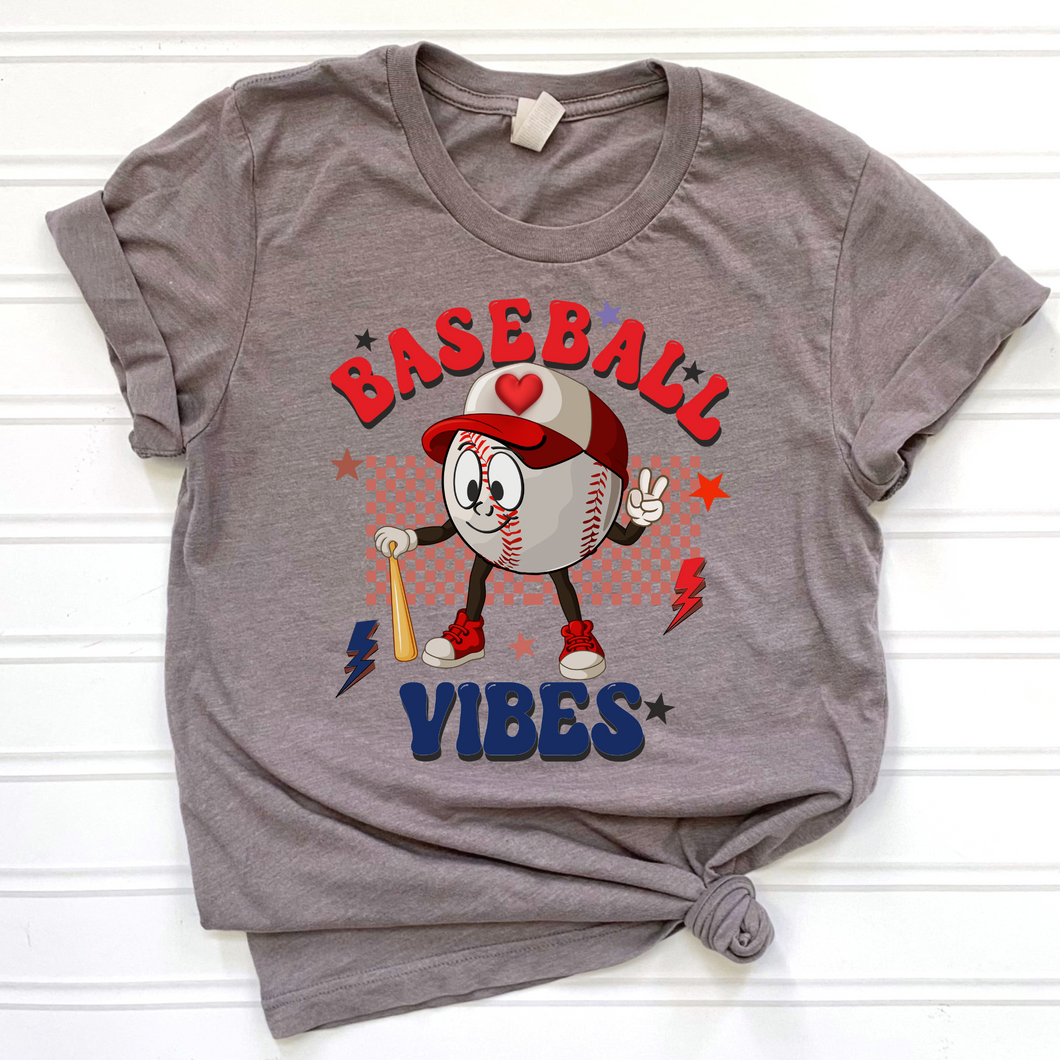 Baseball Vibes DTF Print