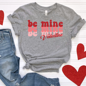 Be Mine Red DTF Print