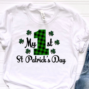 My First Saint Patrcks Day DTF Print