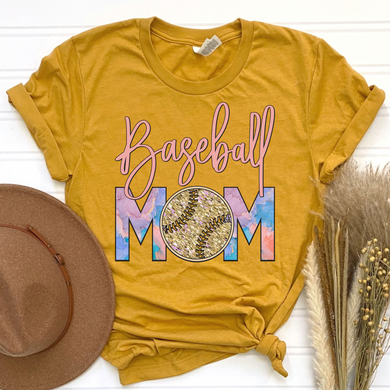 Baseball Mom DTF Print