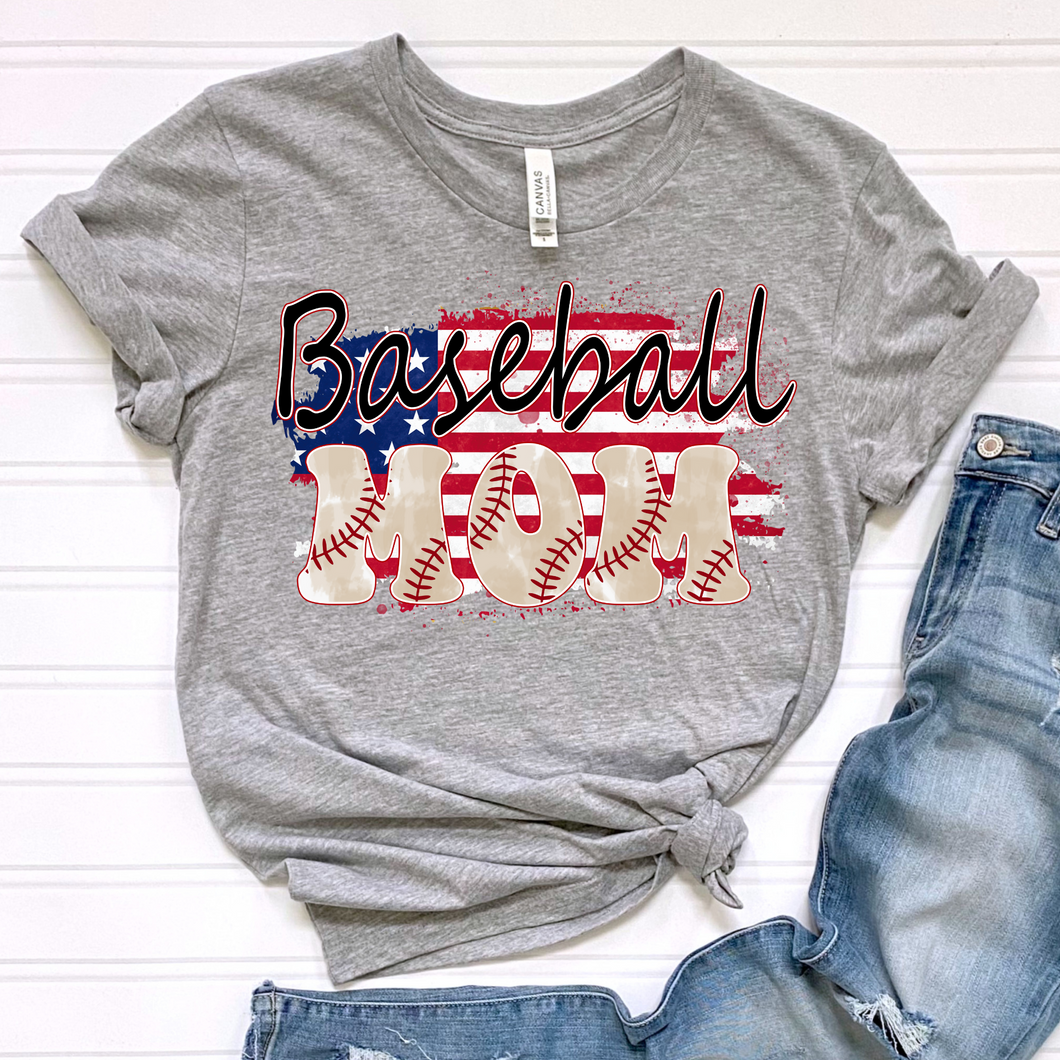 Baseball Mom DTF Print