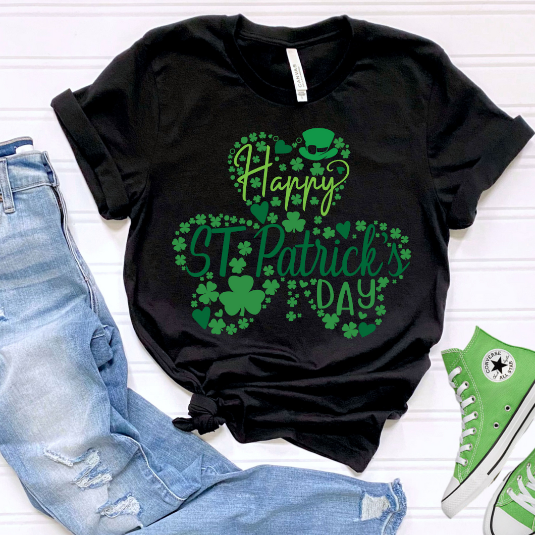 ST. Patricks Clovers DTF Print