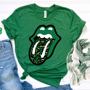 Saint Patricks Leopard DTF Print