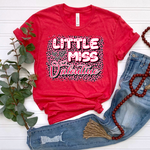 Little Miss Valentine DTF Print