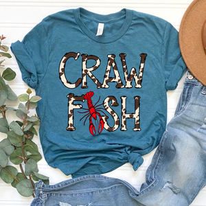 Cow Print Crawfish DTF Print