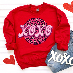 XOXO Circle DTF Print