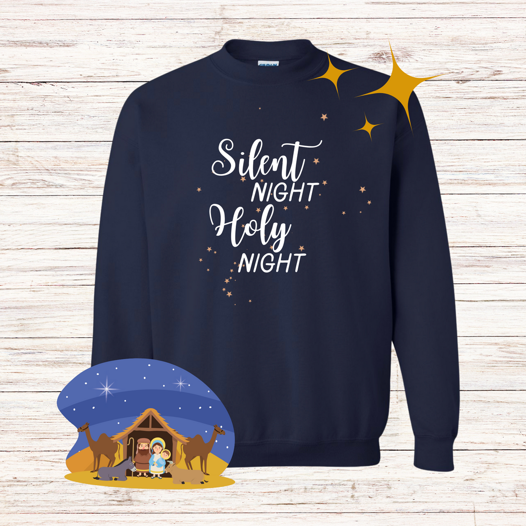 Silent Night DTF Print