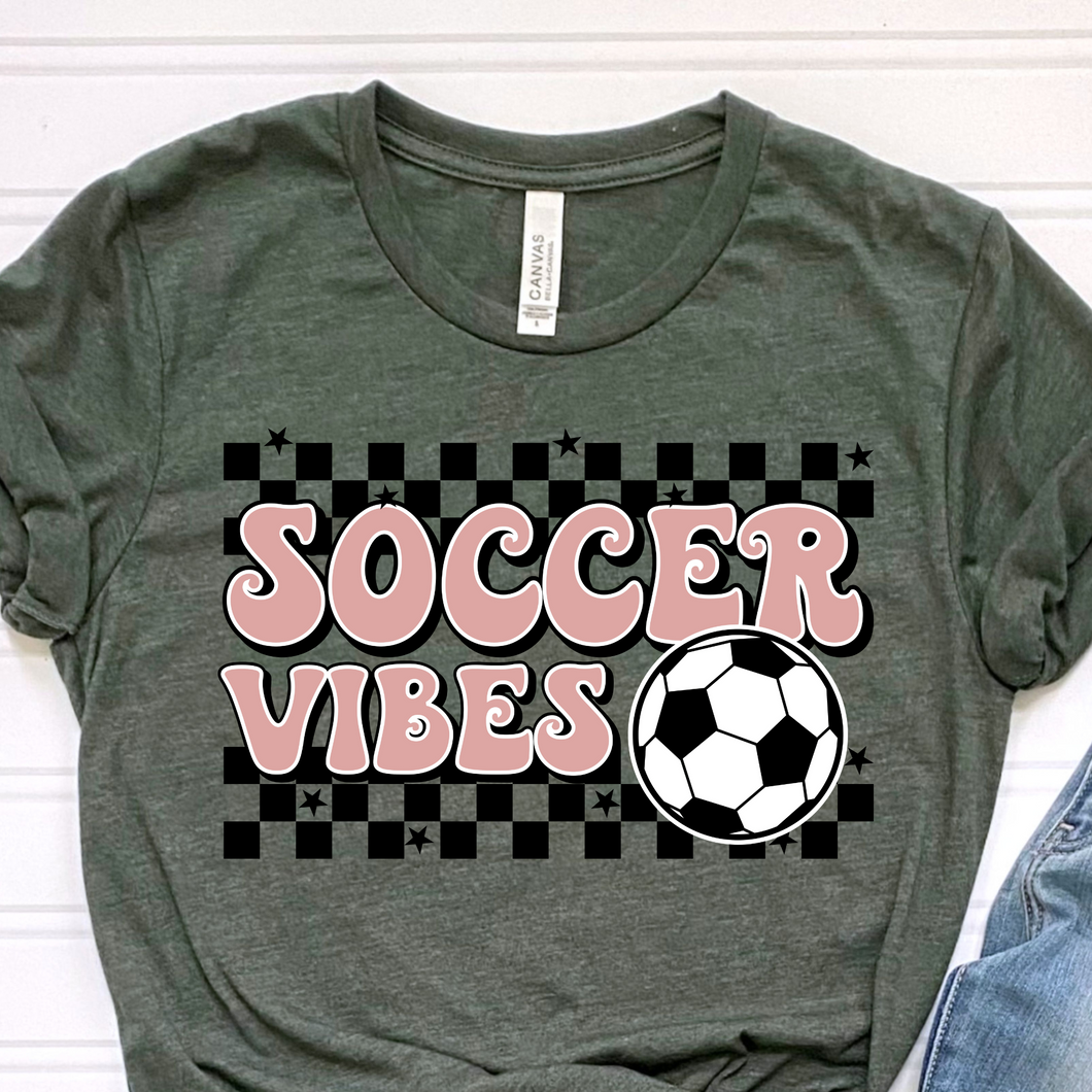 Soccer Vibes DTF Print