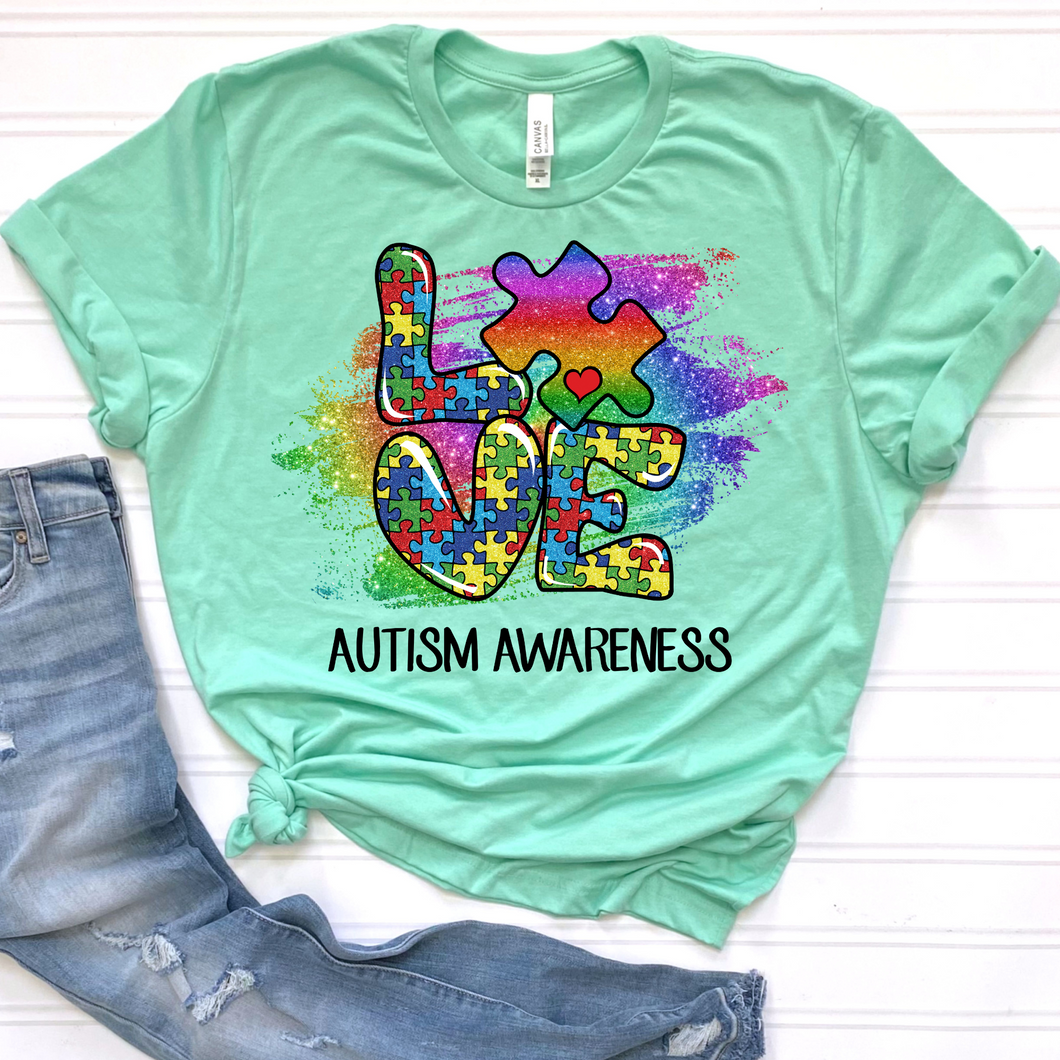 Love Autism DTF Print