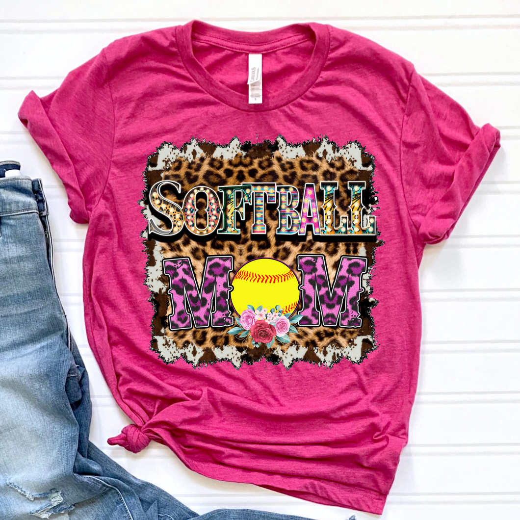 Softball Mom DTF Print