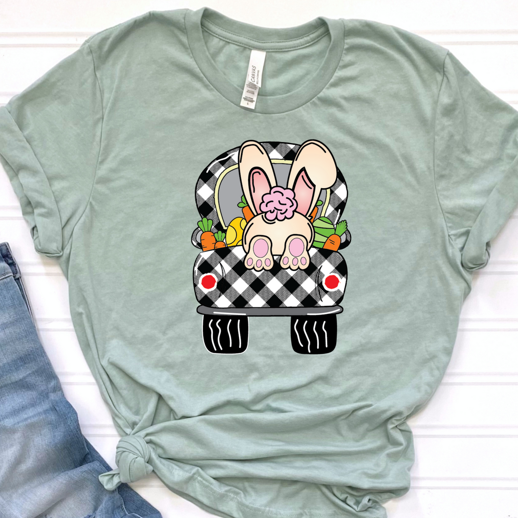 Bunny Truck DTF Print