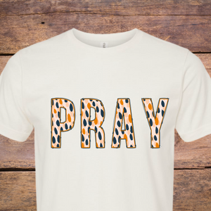 Pray Doodle Letters DTF Print