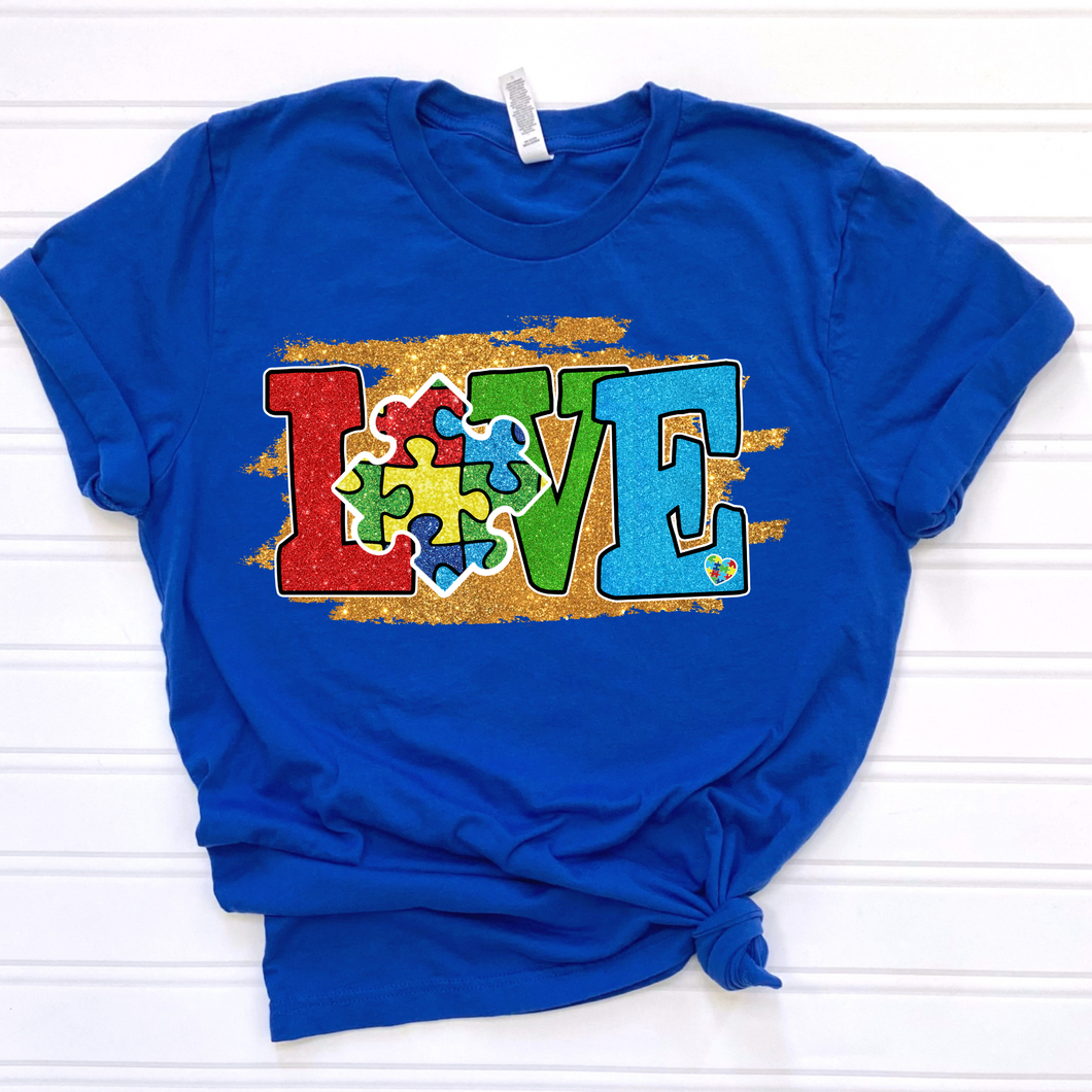 Autism Love DTF Print