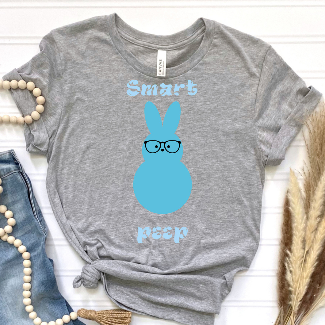 Smart Peep Blue DTF Print