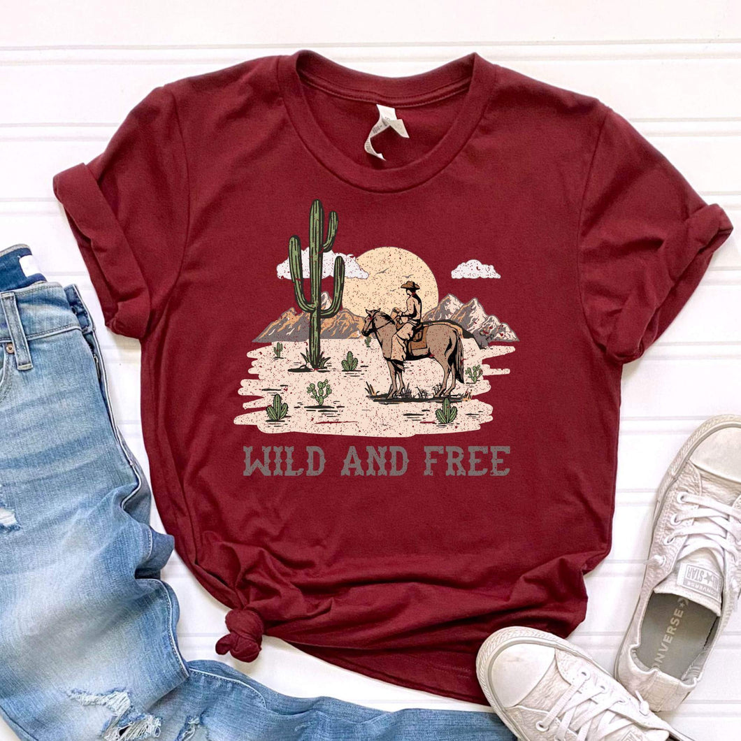 Wild and Free DTF Print